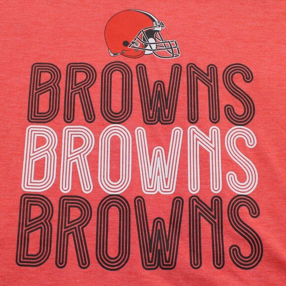 🧡🏈🤎 NFL Cleveland Browns short sleeved cropped t-shirt - Picture 2 of 4
